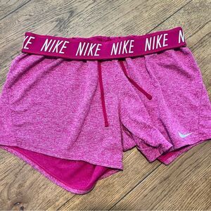 Nike Women’s Pink Running Shorts Size Medium